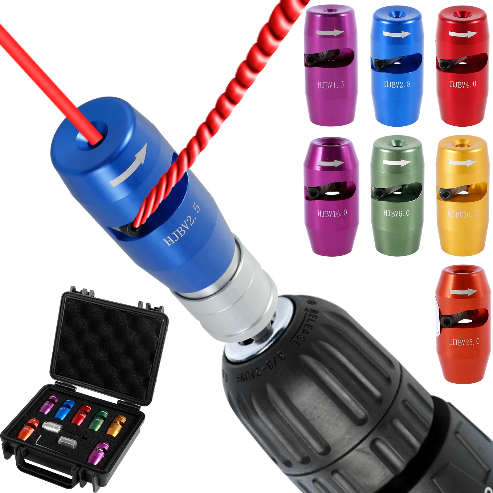 7 шт. инструмент для зачистки проводов из алюминиевого сплава инструмент для зачистки электрического провода инструмент для зачистки проводов 1,5/2,5/4/6/10/16/25 квадратный регулируемый
7 шт. инструмент для зачистки проводов из алюминиевого сплава инструмент для зачистки электрического провода инструмент для зачистки проводов 1,5/2,5/4/6/10/16/25 квадратный регулируемый