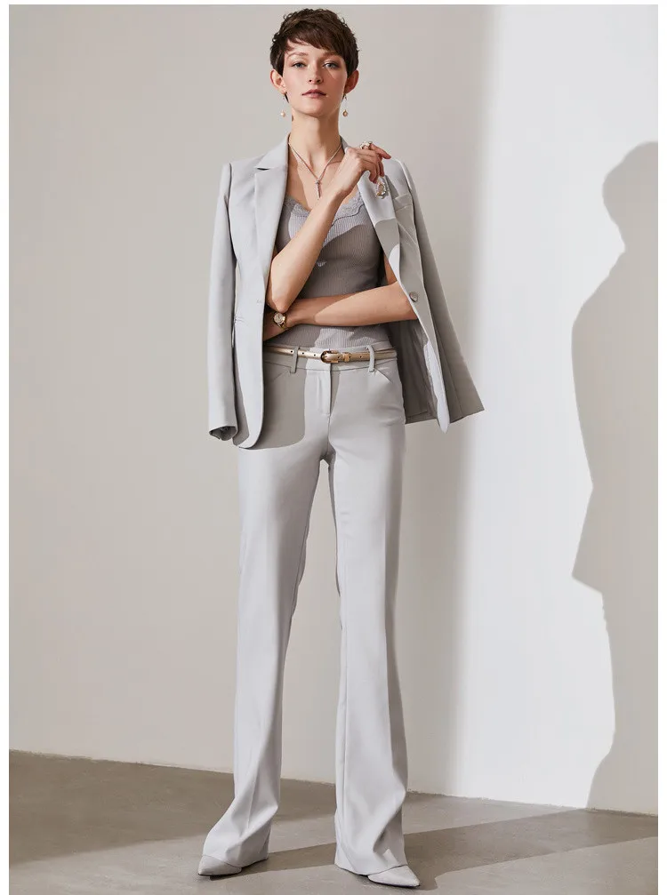 Women's Spring Elegant Casual Suit Jacket Pants Set Long Sleeve Jacket + Pencil Pants 2 Piece Set Women's Fashion Business Pants
Women's Spring Elegant Casual Suit Jacket Pants Set Long Sleeve Jacket + Pencil Pants 2 Piece Set Women's Fashion Business Pants