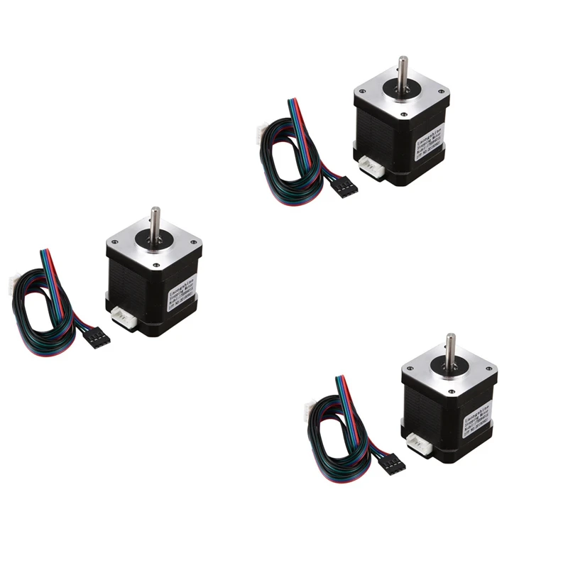 3Pcs Nema 17 Stepper Motor 48Mm Nema17 Motor 42Bygh 2A 4-Lead ( 17Hs8401 ) Motor 1M Cable For 3D Printer Cnc Xyz Motor
3Pcs Nema 17 Stepper Motor 48Mm Nema17 Motor 42Bygh 2A 4-Lead ( 17Hs8401 ) Motor 1M Cable For 3D Printer Cnc Xyz Motor