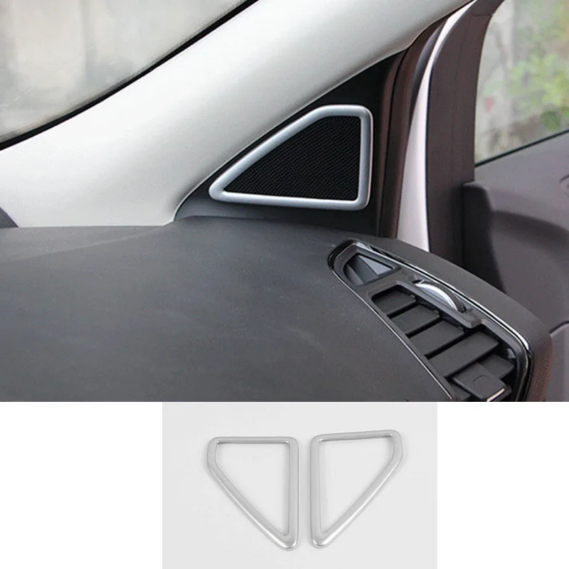 Car Front Post Triangle Sound Speaker Frame Trims for Ford Kuga Escape 2013 2014 2015 2016 2017 2018 2019 audio chrome styling
Car Front Post Triangle Sound Speaker Frame Trims for Ford Kuga Escape 2013 2014 2015 2016 2017 2018 2019 audio chrome styling