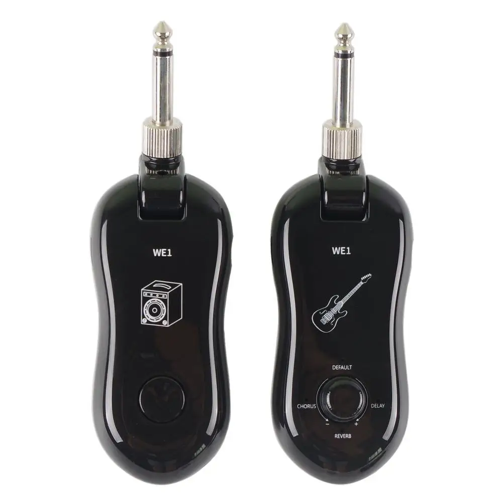Guitar Wireless Transmitter Receiver with Reverb Delay Chorus Effects 6.35 Monophonic Transceiver Instrument Universal
Guitar Wireless Transmitter Receiver with Reverb Delay Chorus Effects 6.35 Monophonic Transceiver Instrument Universal