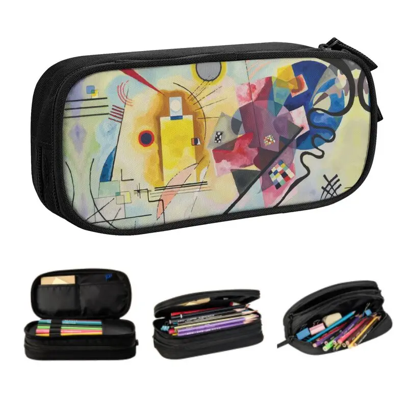 Wassily Kandinsky Pencil Cases for Girls Boys Large Storage Russian Painting Art Pen Box Bag School Supplies 
Wassily Kandinsky Pencil Cases for Girls Boys Large Storage Russian Painting Art Pen Box Bag School Supplies