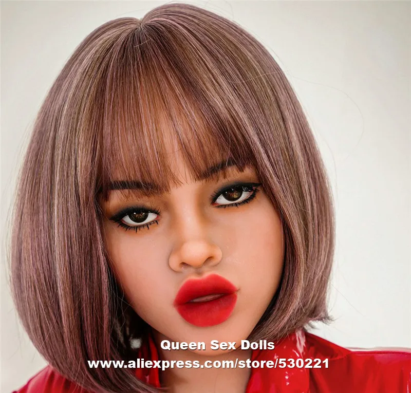 

WMDOLL Top Quality #176 Platinum S-TPE Sex Doll Head TPE Mannequins Heads With Fixed Tongue Oral Sexy