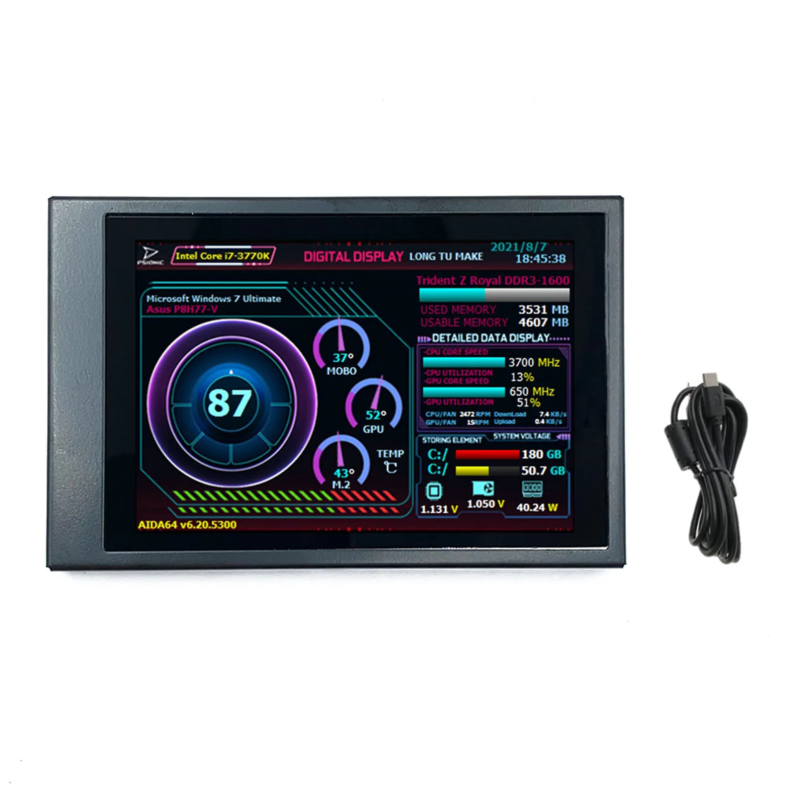 USB мини-экран 360 дюйма градусов CPU RA M HDD данные для компьютерных чехлов IPS Pc температурный монитор вращающийся C-sub экран
USB мини-экран 360 дюйма градусов CPU RA M HDD данные для компьютерных чехлов IPS Pc температурный монитор вращающийся C-sub экран