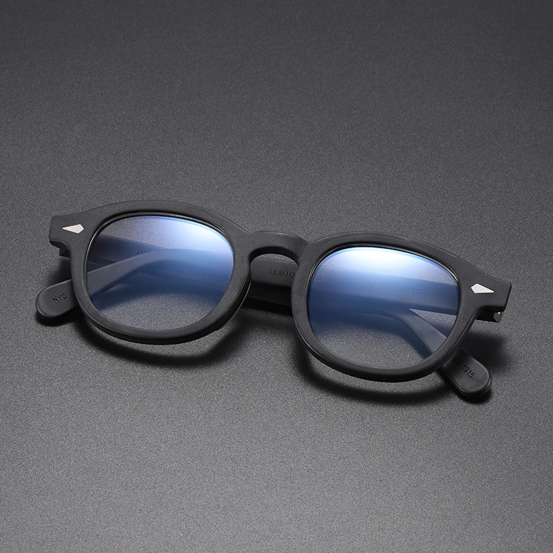 

Johnny Depp Anti Blue Light Glasses Man Lemtosh Eyeglasses Woman Vintage Acetate Frame Luxury Brand Computer Phone Goggles