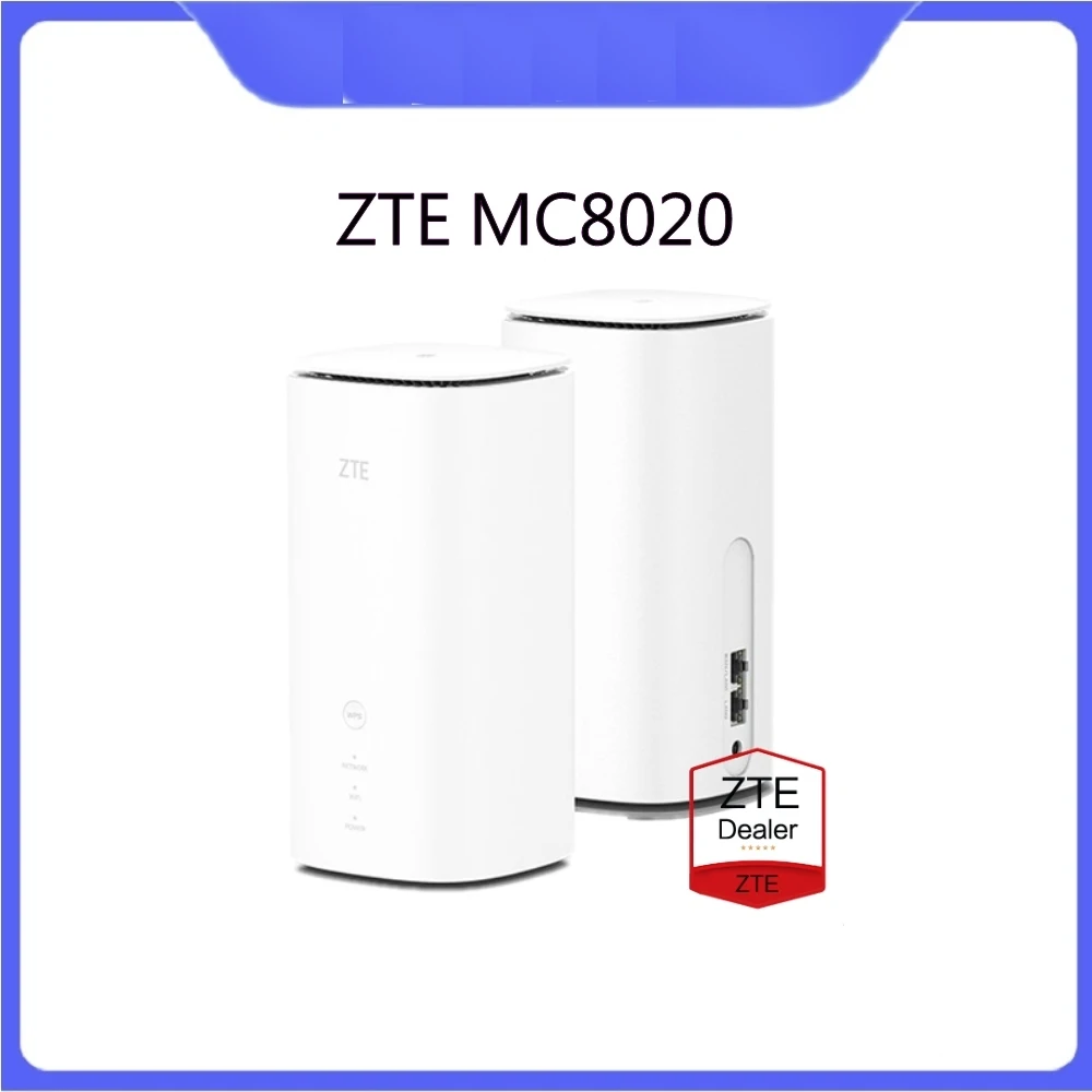 Original ZTE MC8020 5G WIFI6+ Router 5400Mbps Dual Band Mesh WiFi Extender Wireless 5G 4G LTE CPE Router Sim Card Slot
Original ZTE MC8020 5G WIFI6+ Router 5400Mbps Dual Band Mesh WiFi Extender Wireless 5G 4G LTE CPE Router Sim Card Slot