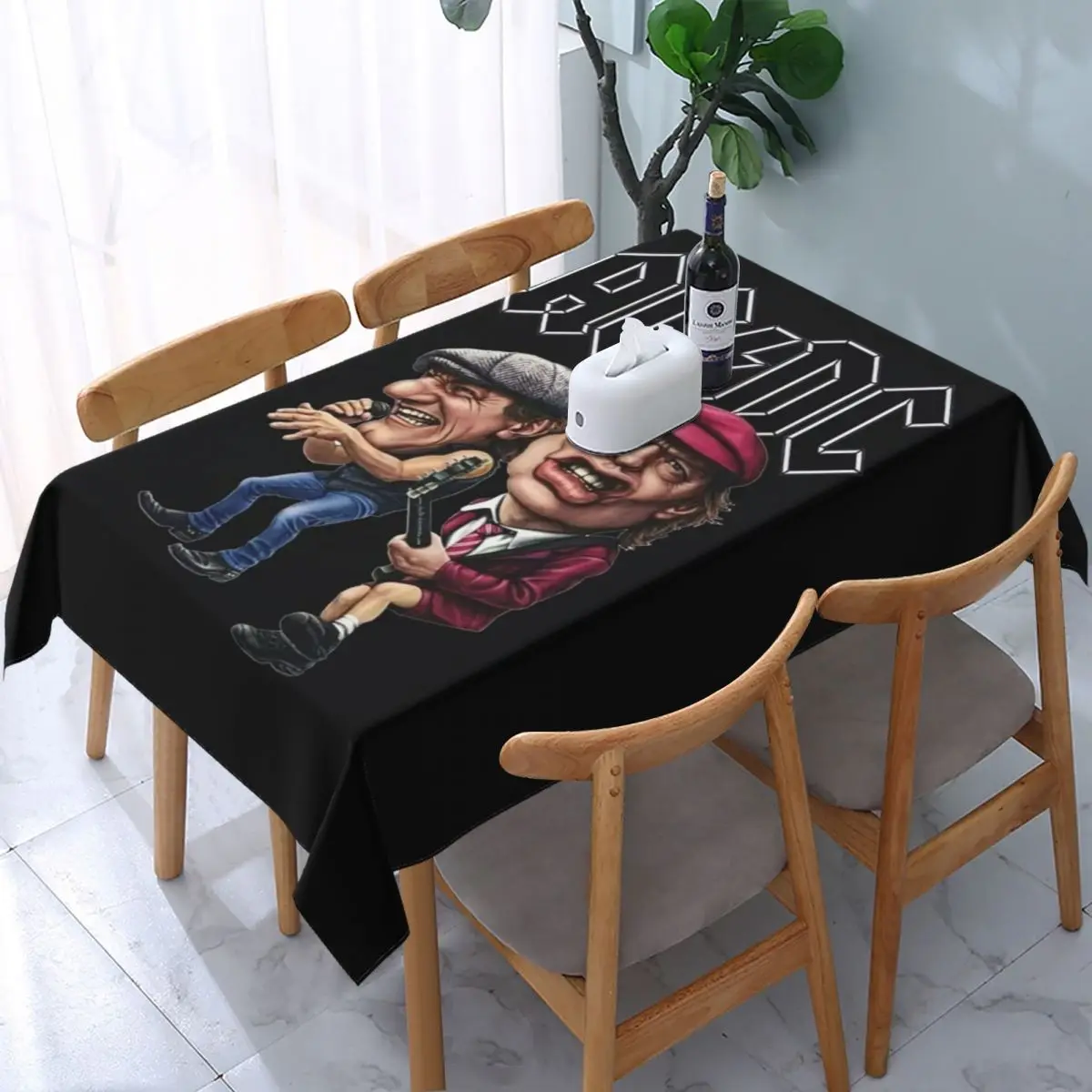 Rectangular Australian Band Star AC DC Table Cover Heavy Metal Rock And Roll Table Cloth Backing Edge Tablecloth for Dining
Rectangular Australian Band Star AC DC Table Cover Heavy Metal Rock And Roll Table Cloth Backing Edge Tablecloth for Dining