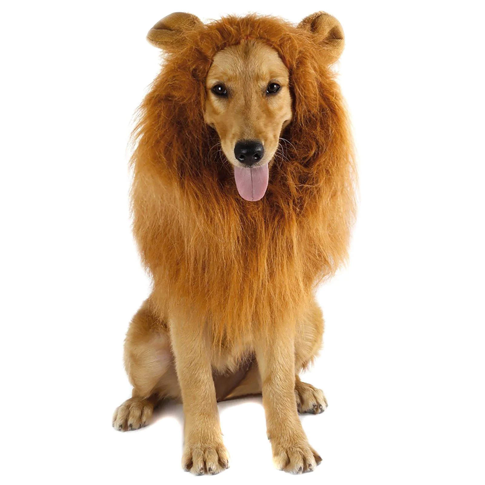 

Pet Lion Wig Costume Cat Lion Headgear Small Dog Hat Pet Funny Headdress for Photo Shoots Cospaly Party