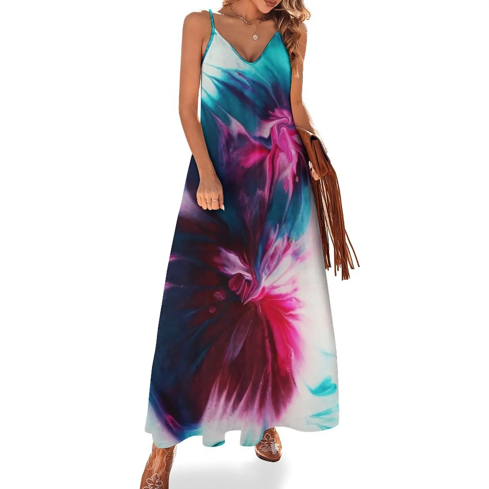 Sweet William Abstract Floral Sleeveless Dress elegant women's dresses for wedding Bride dresses Elegant gown
Sweet William Abstract Floral Sleeveless Dress elegant women's dresses for wedding Bride dresses Elegant gown