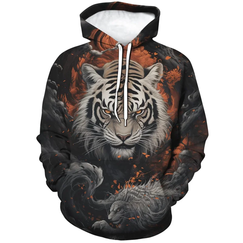 3d Printed Painting Tiger Hoodies For Men Cool Animal Graphic Hooded Sweatshirt Pullover Hoodie Autumn Loose Top Coat Clothes
3d Printed Painting Tiger Hoodies For Men Cool Animal Graphic Hooded Sweatshirt Pullover Hoodie Autumn Loose Top Coat Clothes