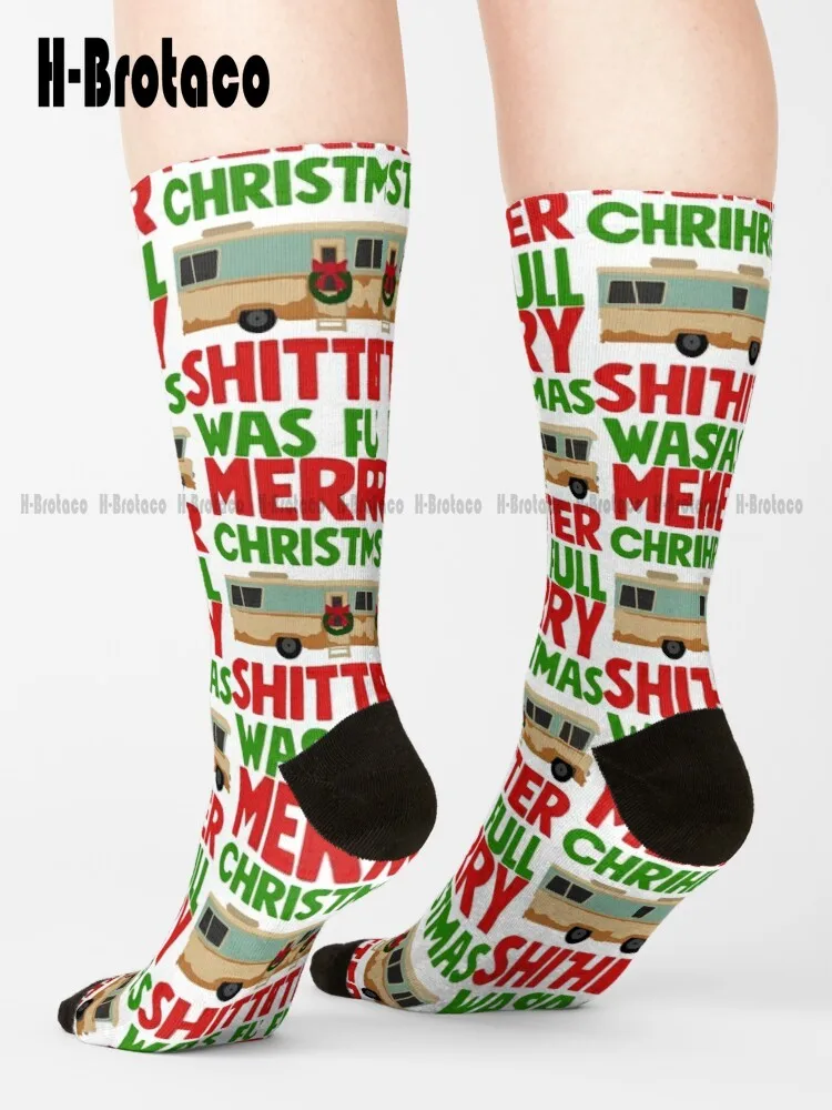 

Shitter Was Full Christmas Vacation National Lampoons Clark Griswold Socks Mens Cotton Socks Retro Gd Hip Hop Teen Youth Socks