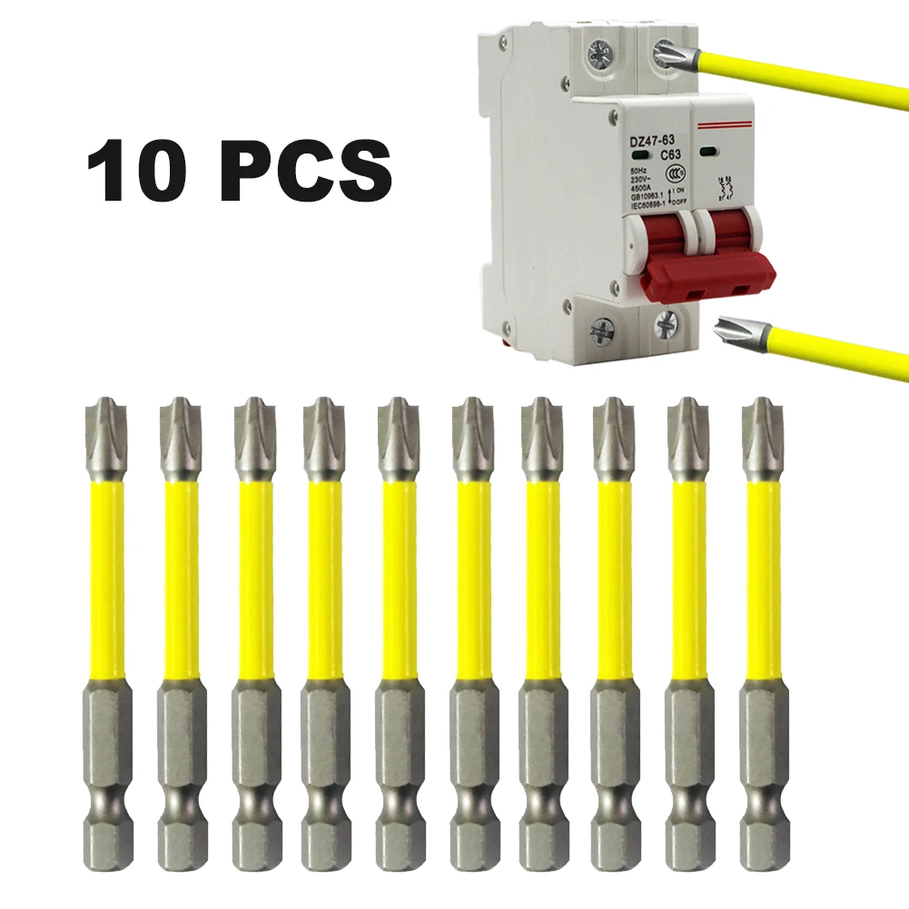 10Pcs 65/110mm FPH2 Magnetic Special Slotted Cross Screwdriver Bit Alloy Steel Rust Proof For Electrician Tools Accessoires
10Pcs 65/110mm FPH2 Magnetic Special Slotted Cross Screwdriver Bit Alloy Steel Rust Proof For Electrician Tools Accessoires