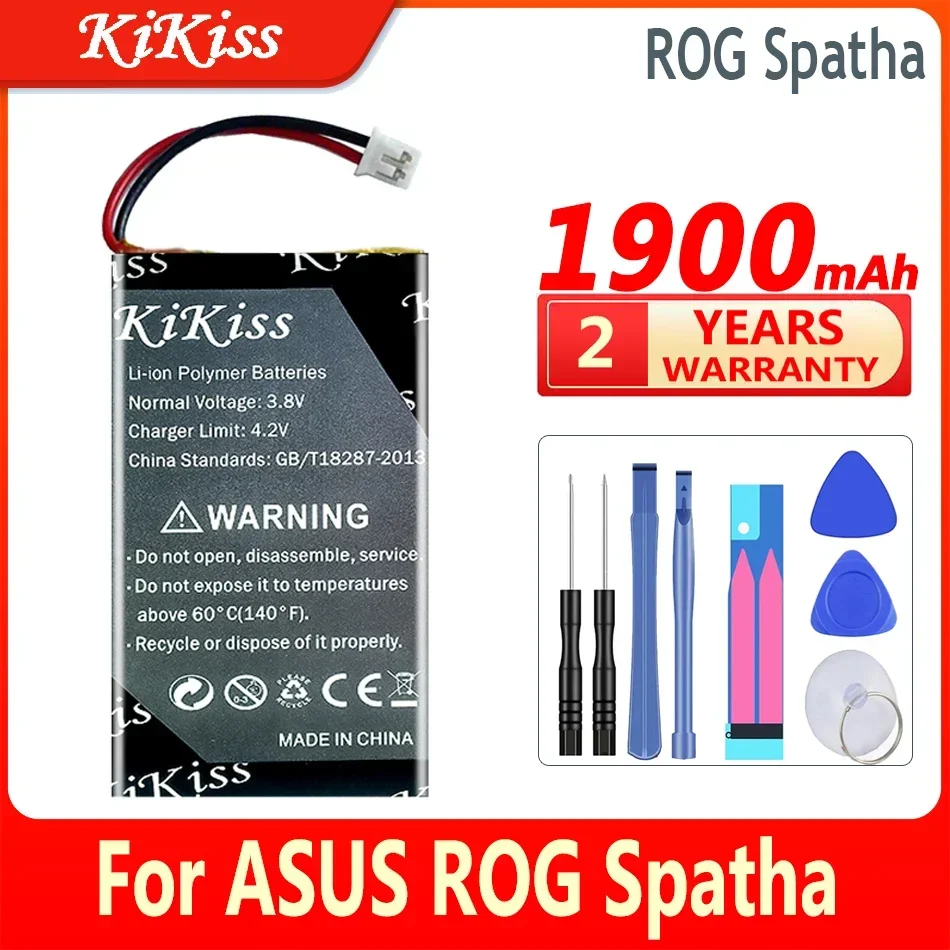 1900 мАч KiKiss Новая батарея для ASUS ROG Spatha беспроводная мышь цифровая батарея
1900 мАч KiKiss Новая батарея для ASUS ROG Spatha беспроводная мышь цифровая батарея