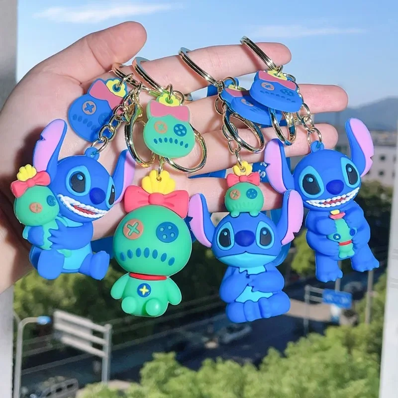 Lilo & Stitch Cartoon Creative Keychain Cute Silicone Doll Key Pendant Exquisite and Versatile Bag Pendant Children's Gift
Lilo & Stitch Cartoon Creative Keychain Cute Silicone Doll Key Pendant Exquisite and Versatile Bag Pendant Children's Gift