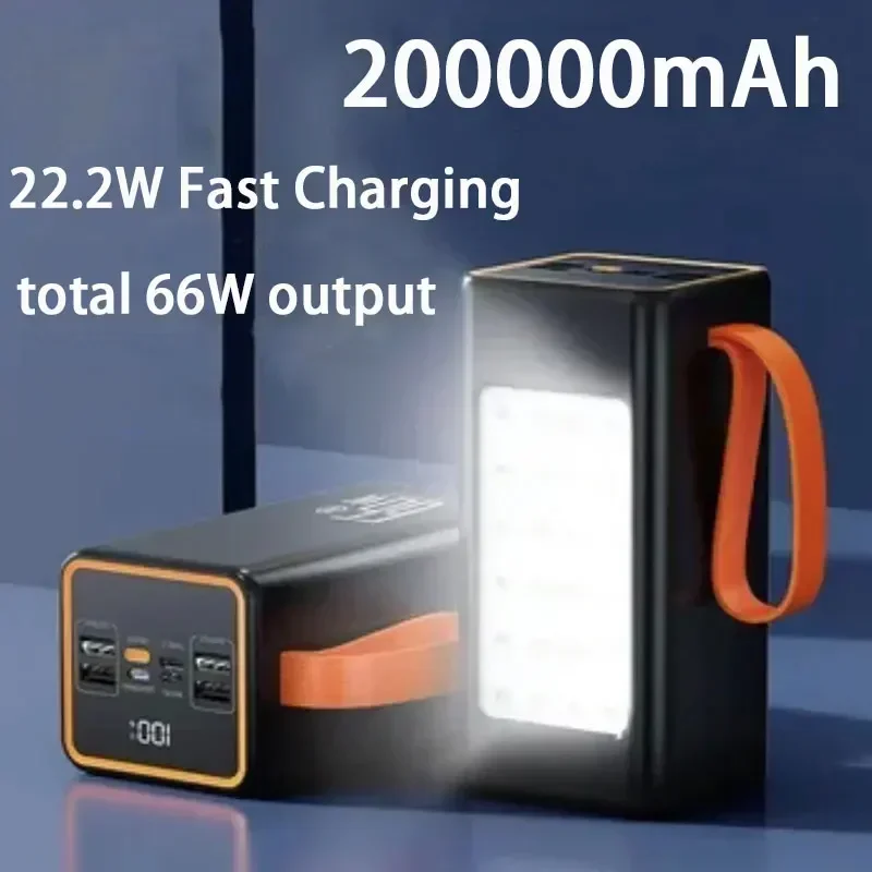 66W 200000mAh Power Bank Large Capacity PD20W Powerbank Portable Fast Charger External Battery For iPhone Xiaomi Samsung
66W 200000mAh Power Bank Large Capacity PD20W Powerbank Portable Fast Charger External Battery For iPhone Xiaomi Samsung