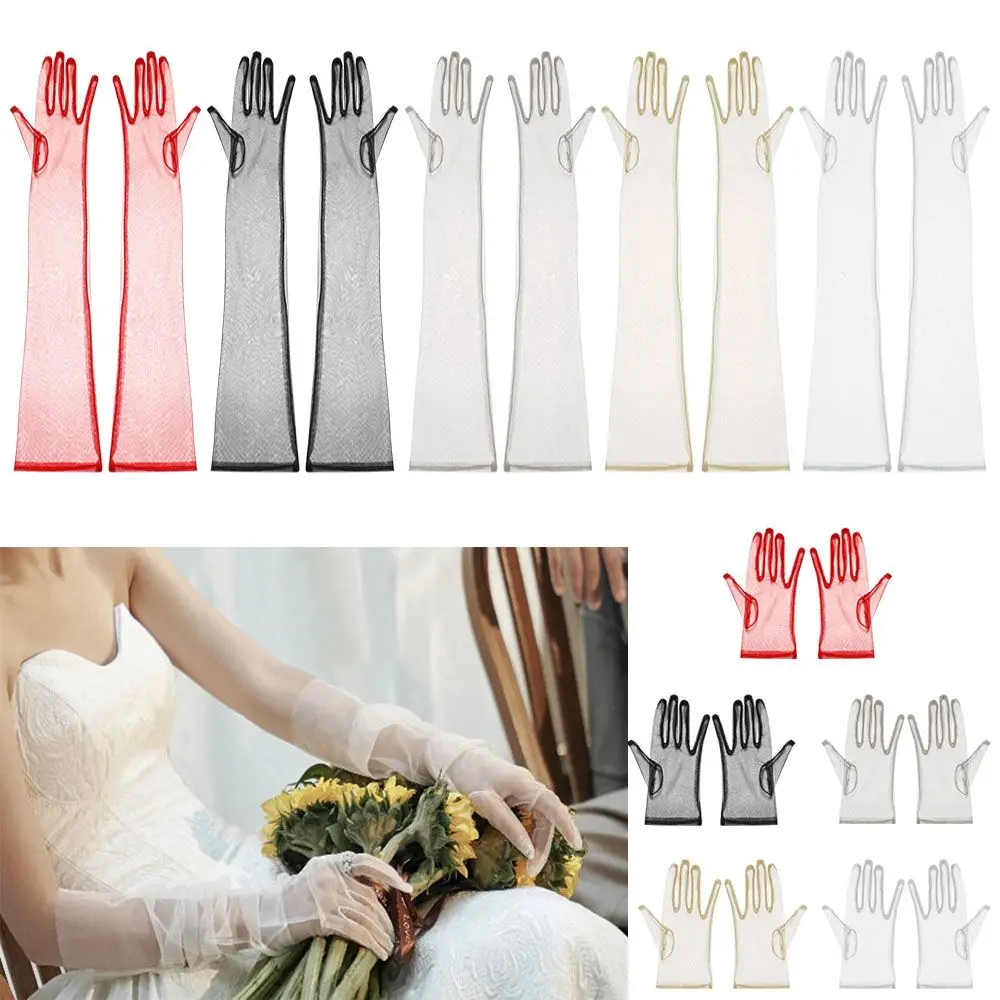 1 Pair Vintage Ultra Thin Clothing Accessories Wedding Bridal Gloves Party Dress Tulle Gloves Bridal Gown Mittens
1 Pair Vintage Ultra Thin Clothing Accessories Wedding Bridal Gloves Party Dress Tulle Gloves Bridal Gown Mittens