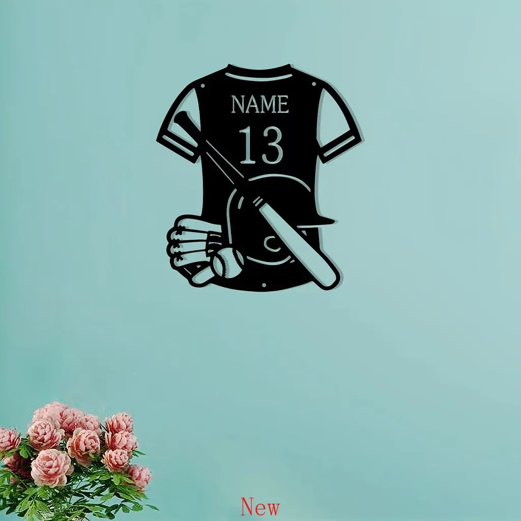 Personalize Home Decor Custom American Baseball Clothing Set Name Number Home Decoration Metal Wall Hanging Livingroom wall dec
Personalize Home Decor Custom American Baseball Clothing Set Name Number Home Decoration Metal Wall Hanging Livingroom wall dec