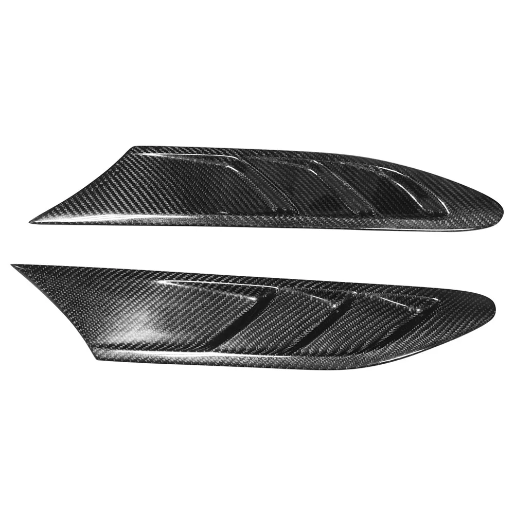 

2pcs/set Car Side Fender Fin Vent Decorative Cover Black Carbon-Fiber For Su Baru BRZ For Toyota GT86 For Scion FR-S 2012-2020