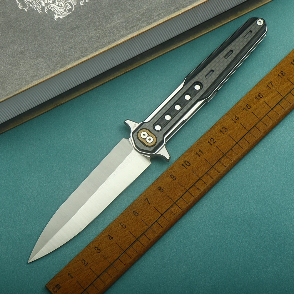 

NOC DG12 folding knife camping outdoor survival hunting knife 440C blade high hardness tactical self-defense EDC sharp knife