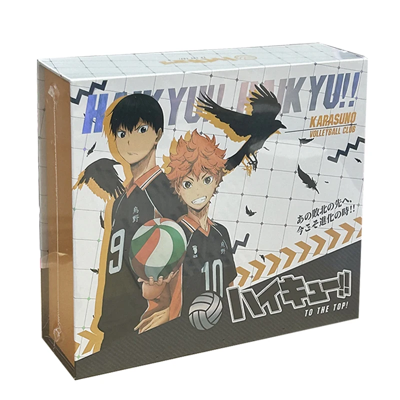 

New Anime Haikyuu card Oikawa Tooru Iwaizumi Hajime Bokuto Koutarou Akaashi Keiji Colored Paper Collection Cards booster box