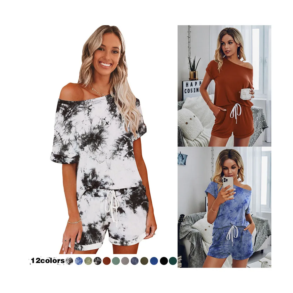 Two Pieces Set for Women Summer Casual Tracksuit Tie Dye Print 2 Piece Outfit O Neck Short Sleeve Top Bodycon Shorts Suit
Two Pieces Set for Women Summer Casual Tracksuit Tie Dye Print 2 Piece Outfit O Neck Short Sleeve Top Bodycon Shorts Suit
