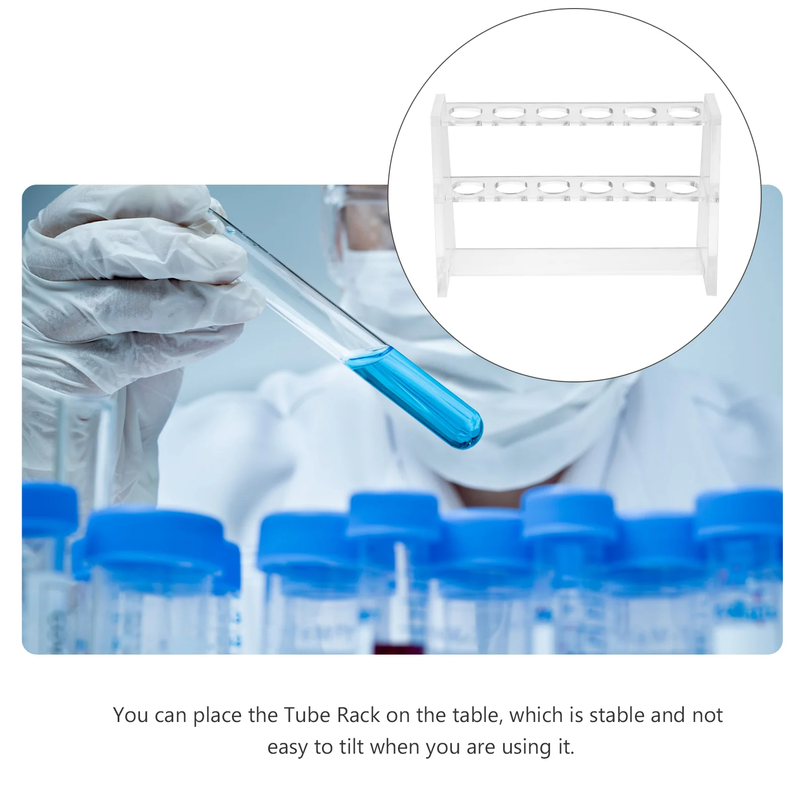 2 Pcs Colorimetric Tube Rack Transparent Test Round Hole Holder Drying for Scientific Organizer Acrylic Clear Stand 2-layer
2 Pcs Colorimetric Tube Rack Transparent Test Round Hole Holder Drying for Scientific Organizer Acrylic Clear Stand 2-layer