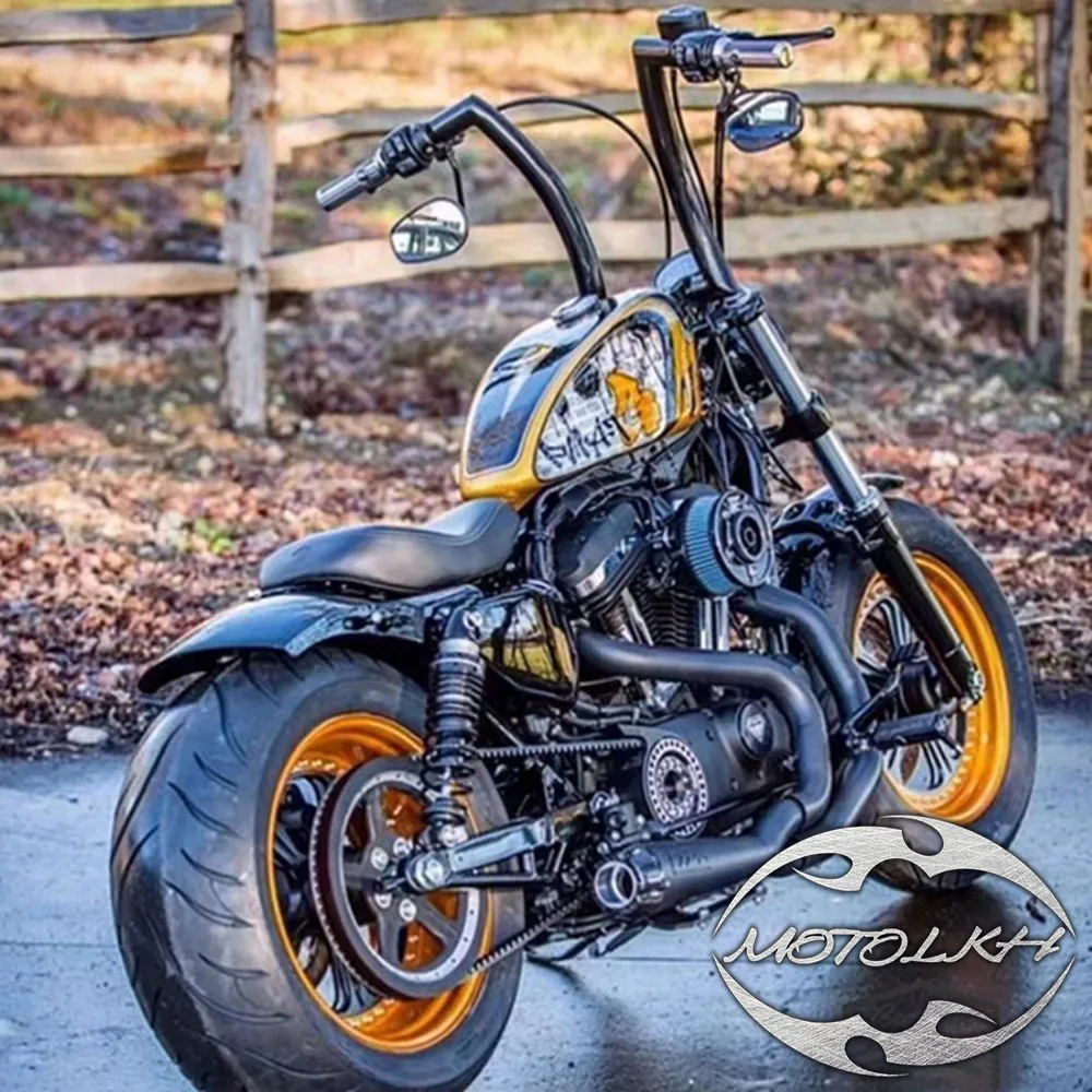 1-1/2 Inch 38mm Sheep horn Handlebars For Harley Sportster Forty-Eight iron883 Softail Fat boy Breakout Dyna Fdb Street BOB 00+
1-1/2 Inch 38mm Sheep horn Handlebars For Harley Sportster Forty-Eight iron883 Softail Fat boy Breakout Dyna Fdb Street BOB 00+