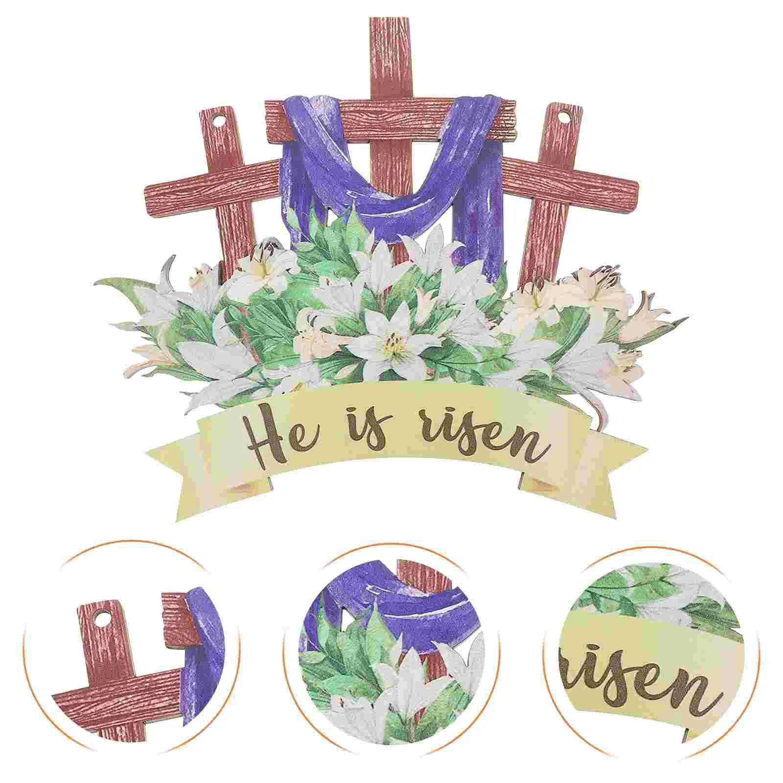 Door Hanger Wooden Easter Door Sign Floral Printed Easter Wooden Sign Cross Door Sign
Door Hanger Wooden Easter Door Sign Floral Printed Easter Wooden Sign Cross Door Sign
