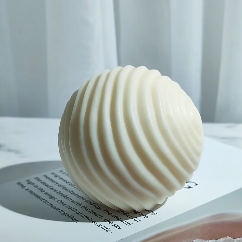 Water Ripple Ball Silicone Candle Mold Geometric Stripes Gypsum Epoxy Aromatherapy Handmade Soap Ice Hockey Mould Home Decor
Water Ripple Ball Silicone Candle Mold Geometric Stripes Gypsum Epoxy Aromatherapy Handmade Soap Ice Hockey Mould Home Decor