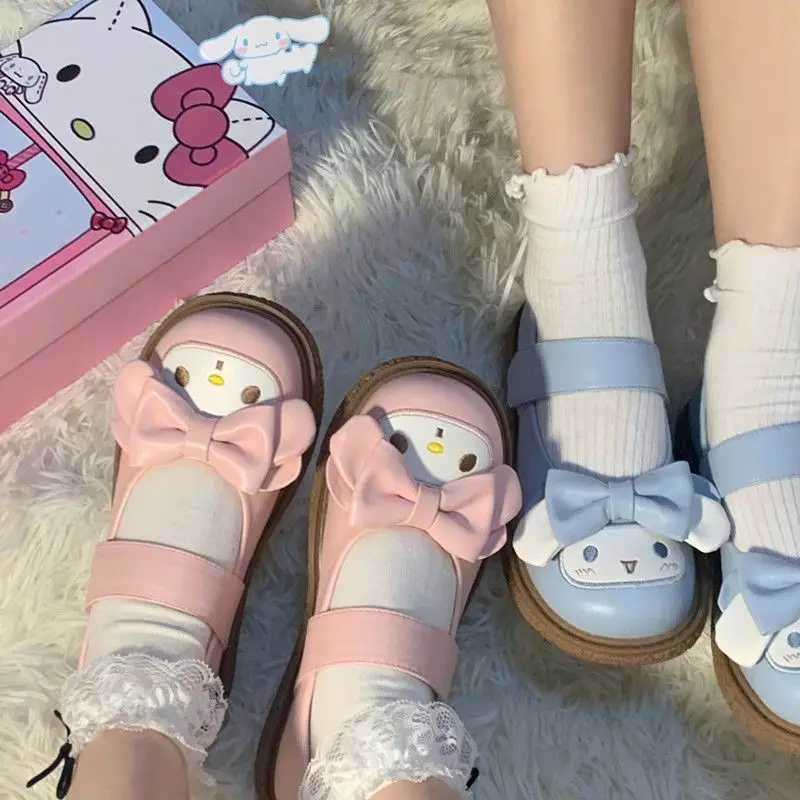 Kawaii Cartoon Anime Spring and Autumn Cute Round Toe Leather Shoes Sanrios Series Cinnamoroll Kuromi My Melody Leather Shoes
Kawaii Cartoon Anime Spring and Autumn Cute Round Toe Leather Shoes Sanrios Series Cinnamoroll Kuromi My Melody Leather Shoes