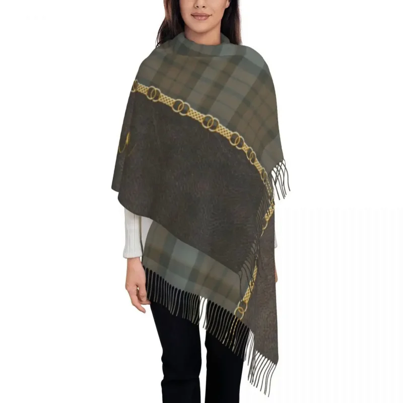 Fashion Leather And Tartan Sassenach Pattern Tassel Scarf Women Winter Warm Shawls Wraps Lady Dragonfly Outlander Scarves
Fashion Leather And Tartan Sassenach Pattern Tassel Scarf Women Winter Warm Shawls Wraps Lady Dragonfly Outlander Scarves