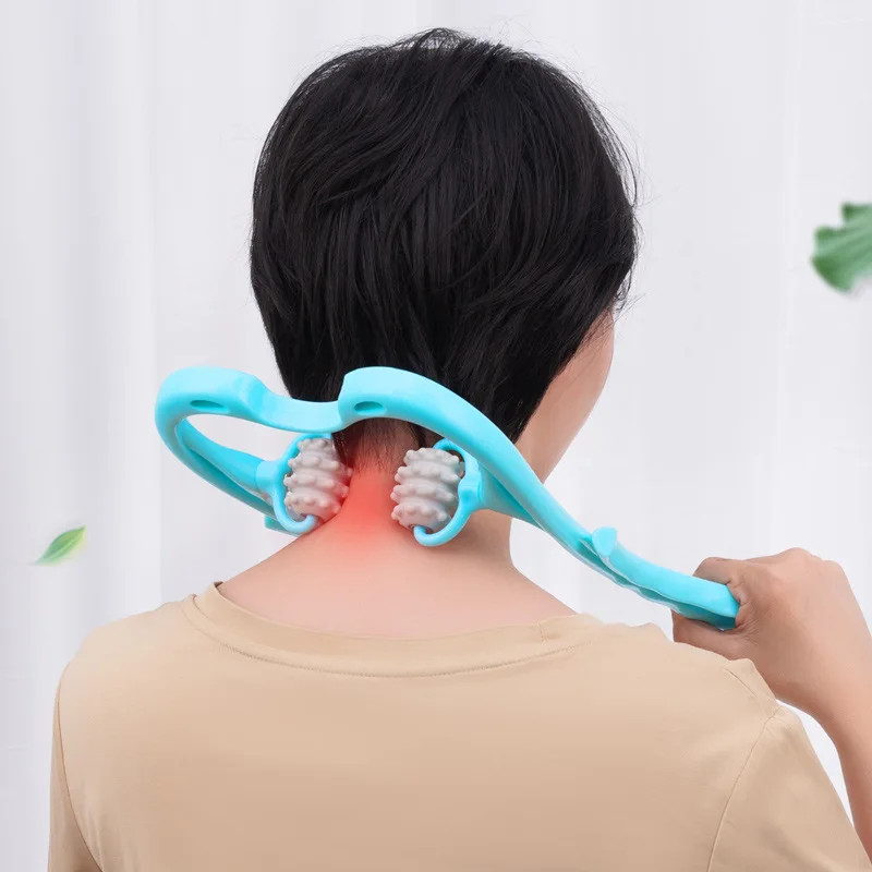 Neck Massager Therapy Neck and Shoulder Dual Trigger Point Roller Self-Massage Tools Relieve Hand Pressure Deep Massager
Neck Massager Therapy Neck and Shoulder Dual Trigger Point Roller Self-Massage Tools Relieve Hand Pressure Deep Massager