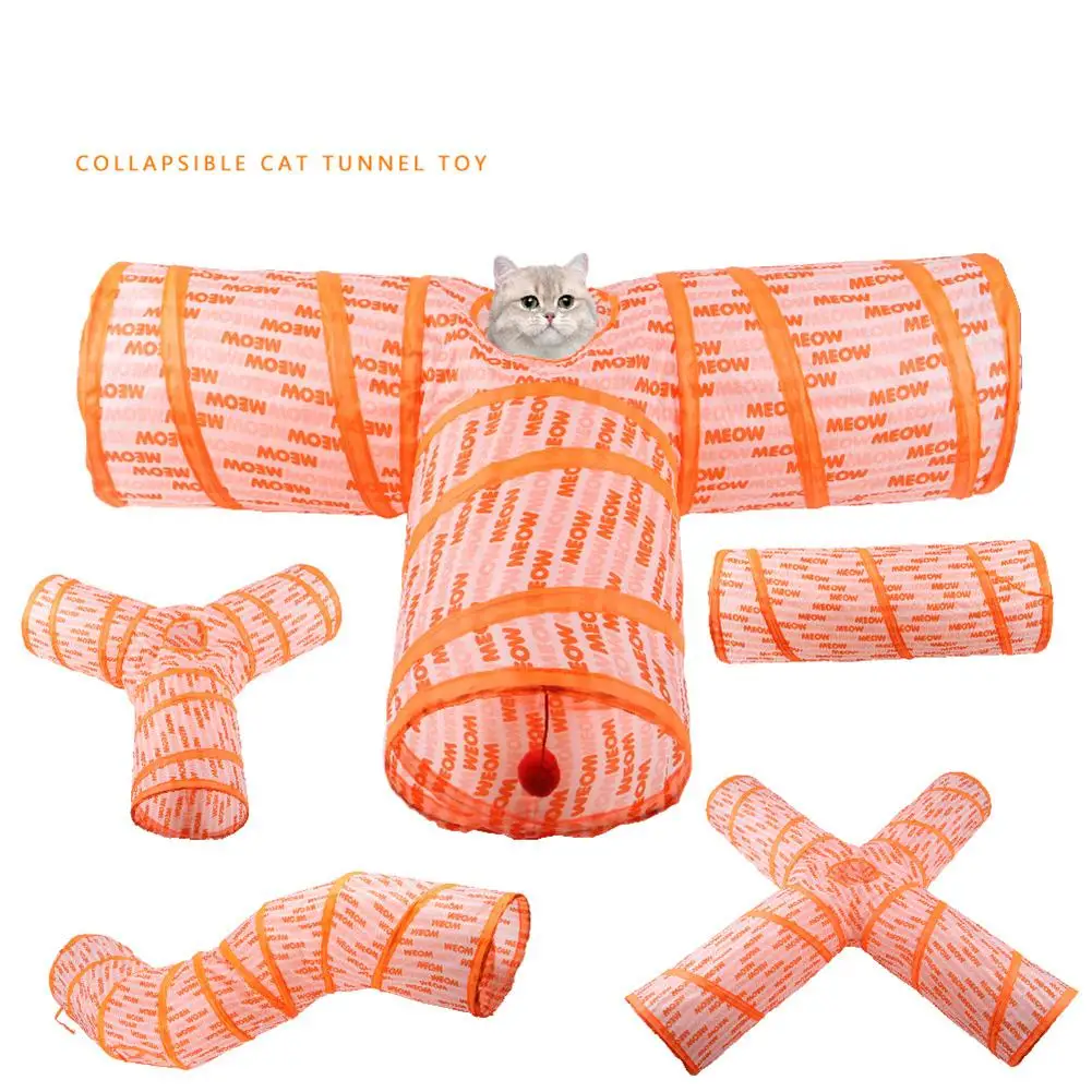 Cats Tunnel Foldable Pet Cat Toys Kitty Pet Training Interactive Fun Toy Tunnel Bored For Puppy Kitten Rabbit Play Tunnel Tube
Cats Tunnel Foldable Pet Cat Toys Kitty Pet Training Interactive Fun Toy Tunnel Bored For Puppy Kitten Rabbit Play Tunnel Tube