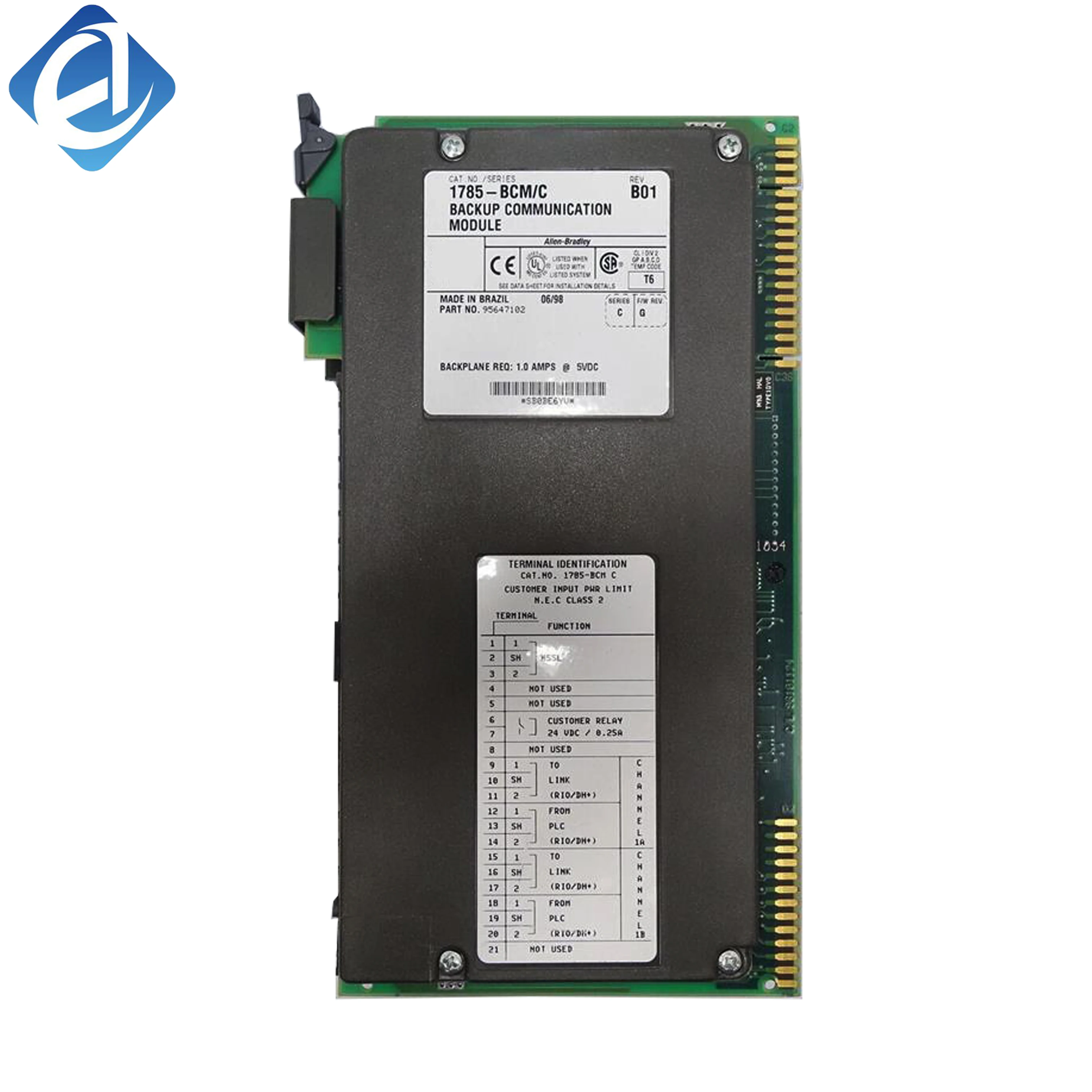Новый оригинальный 1785-BCM 1785bcm Модуль PLC со склада 
Новый оригинальный 1785-BCM 1785bcm Модуль PLC со склада