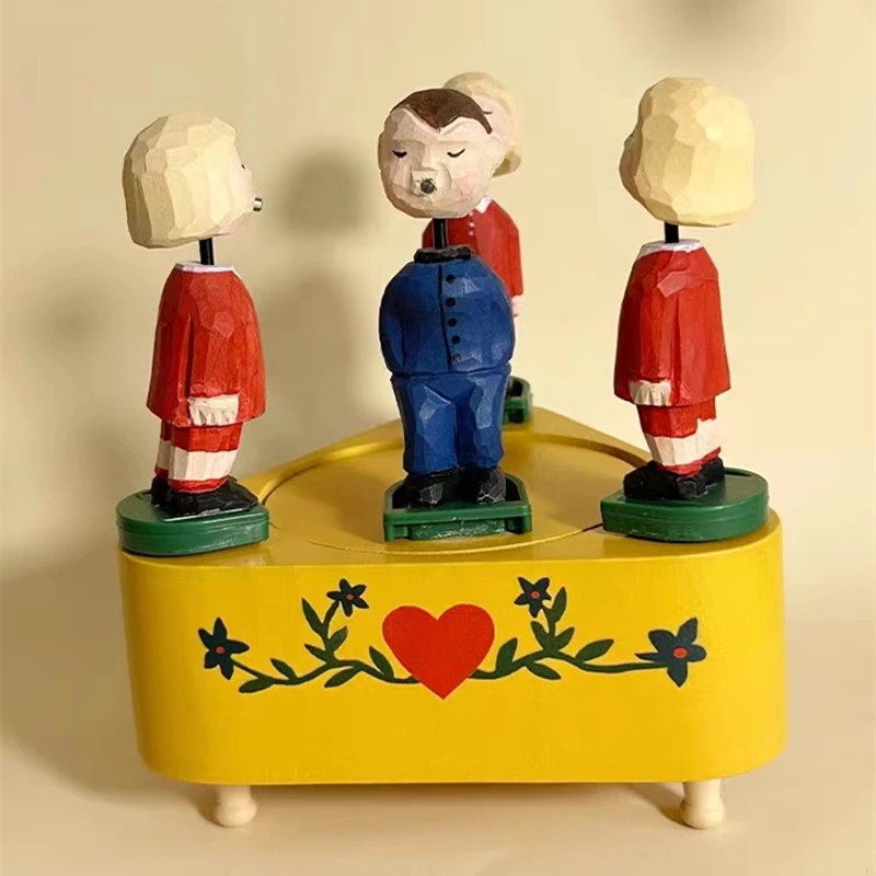 Vintage west german dolls Bluetooth music box couple kissing carousel working Home Decoration Valentine's Day Gift
Vintage west german dolls Bluetooth music box couple kissing carousel working Home Decoration Valentine's Day Gift