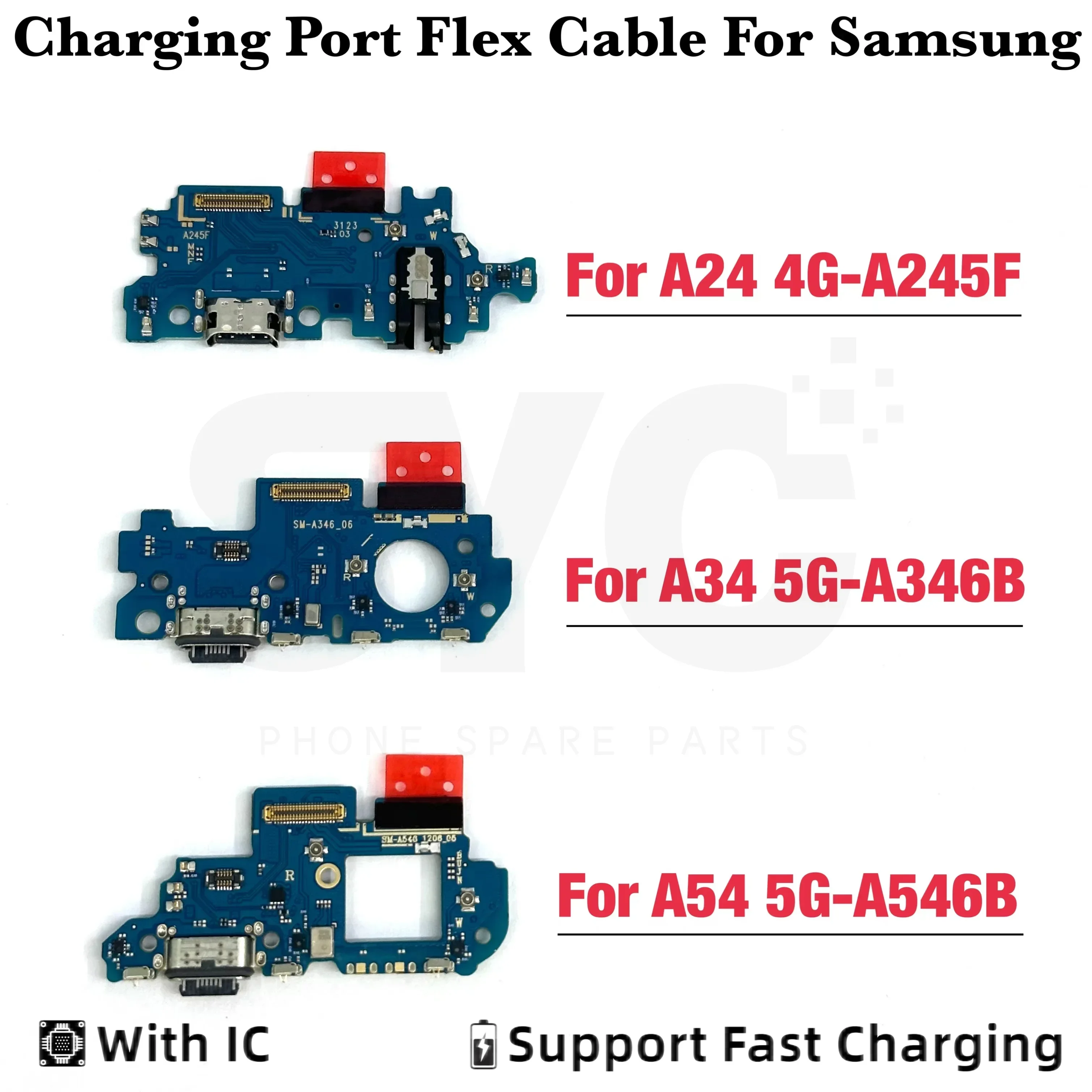 20Pcs Good quality For Samsung A24 4G A34 A54 5G A245F A346 A546 USB Charging Dock Port Connector Flex Cable
20Pcs Good quality For Samsung A24 4G A34 A54 5G A245F A346 A546 USB Charging Dock Port Connector Flex Cable