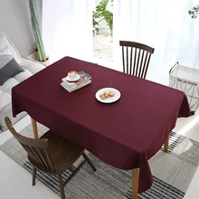 Polyester Tablecloths, Waterproof Table Covers Small Square Red Dining Table Coffee Table Deco
Polyester Tablecloths, Waterproof Table Covers Small Square Red Dining Table Coffee Table Deco