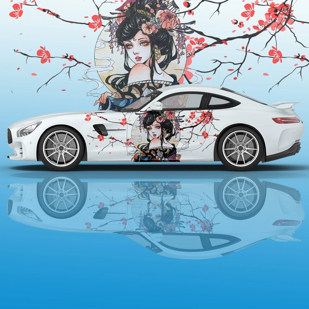 Картина «цветок сливы» Geisha, автомобильная наклейка, Виниловая наклейка с боковым графическим рисунком, Модифицированная гоночная печать, украшение, автомобильная наклейка, наклейка
Картина «цветок сливы» Geisha, автомобильная наклейка, Виниловая наклейка с боковым графическим рисунком, Модифицированная гоночная печать, украшение, автомобильная наклейка, наклейка