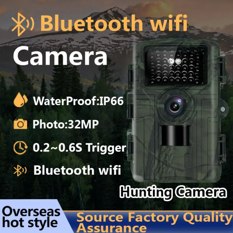 Outdoor Hunting Camera WIFI 32MP 1080P Wild Trail Infrared Night Vision Motion Activated Scouting Photo Trap PR5000 2
Outdoor Hunting Camera WIFI 32MP 1080P Wild Trail Infrared Night Vision Motion Activated Scouting Photo Trap PR5000 2