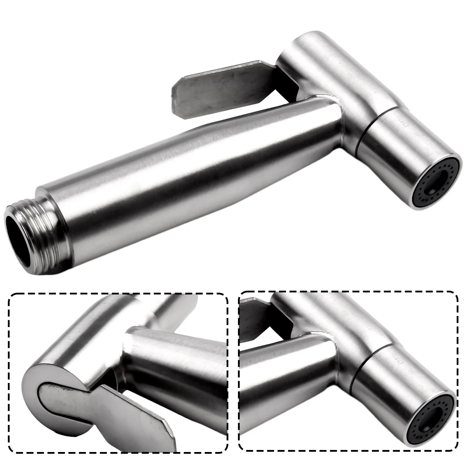 Practical Brand New Durable High Quality Bidet Spray Shower 90*65*29mm ABS For Shower G1/2 Inch Connector Universal
Practical Brand New Durable High Quality Bidet Spray Shower 90*65*29mm ABS For Shower G1/2 Inch Connector Universal