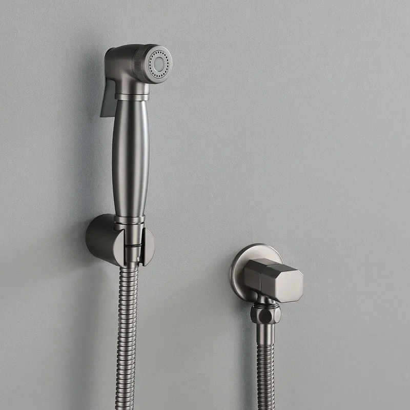 Gun Grey Portable Bidet Faucet Sprayer Brass Toilet faucet Shattaf Valve Jet Set hygienic shower enema
Gun Grey Portable Bidet Faucet Sprayer Brass Toilet faucet Shattaf Valve Jet Set hygienic shower enema