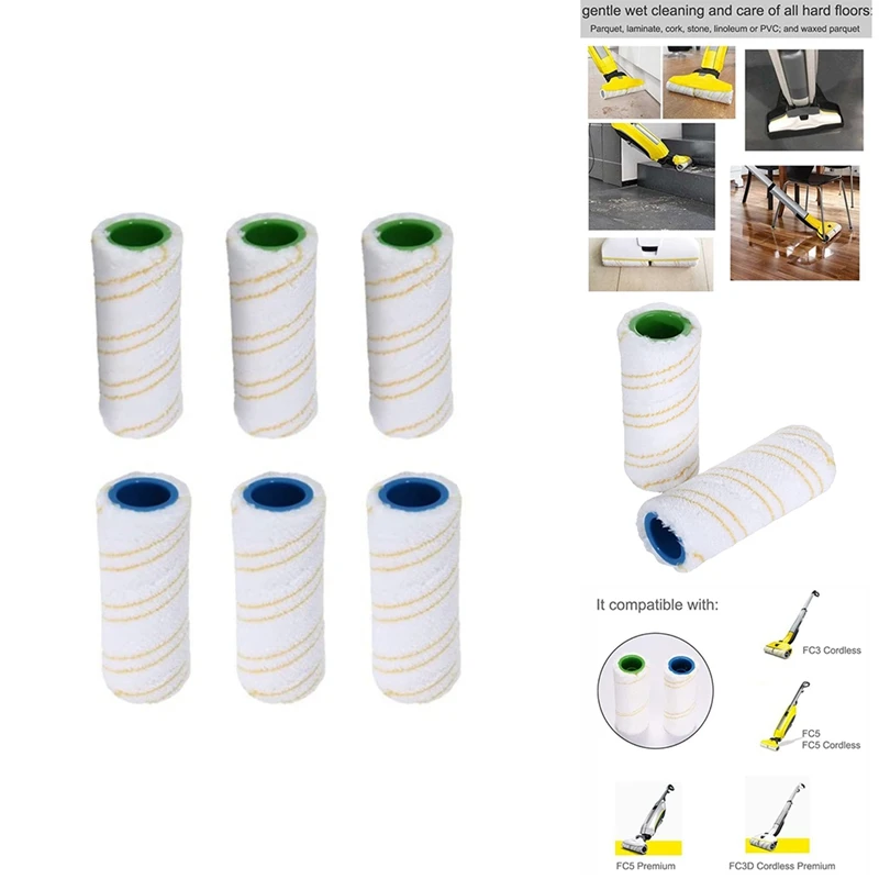 4 шт. для Karcher FC3 FC3D FC5 FC7 беспроводной очиститель пола из микрофибры роликовая щетка аксессуары запасные части
4 шт. для Karcher FC3 FC3D FC5 FC7 беспроводной очиститель пола из микрофибры роликовая щетка аксессуары запасные части