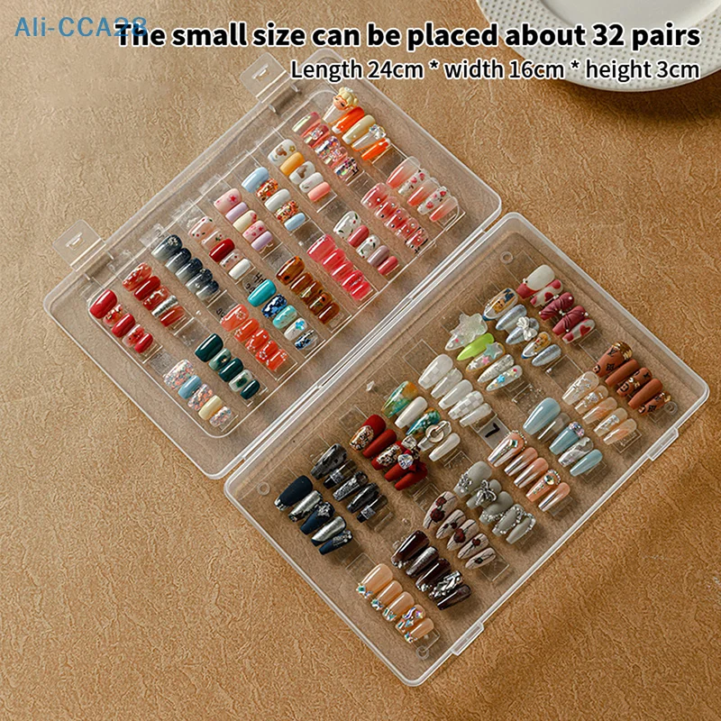 1Pc Clear Nail Tips Display Stand Holder Plastic Nail Showing Board False Nail Display Container Nail Art Tools
1Pc Clear Nail Tips Display Stand Holder Plastic Nail Showing Board False Nail Display Container Nail Art Tools