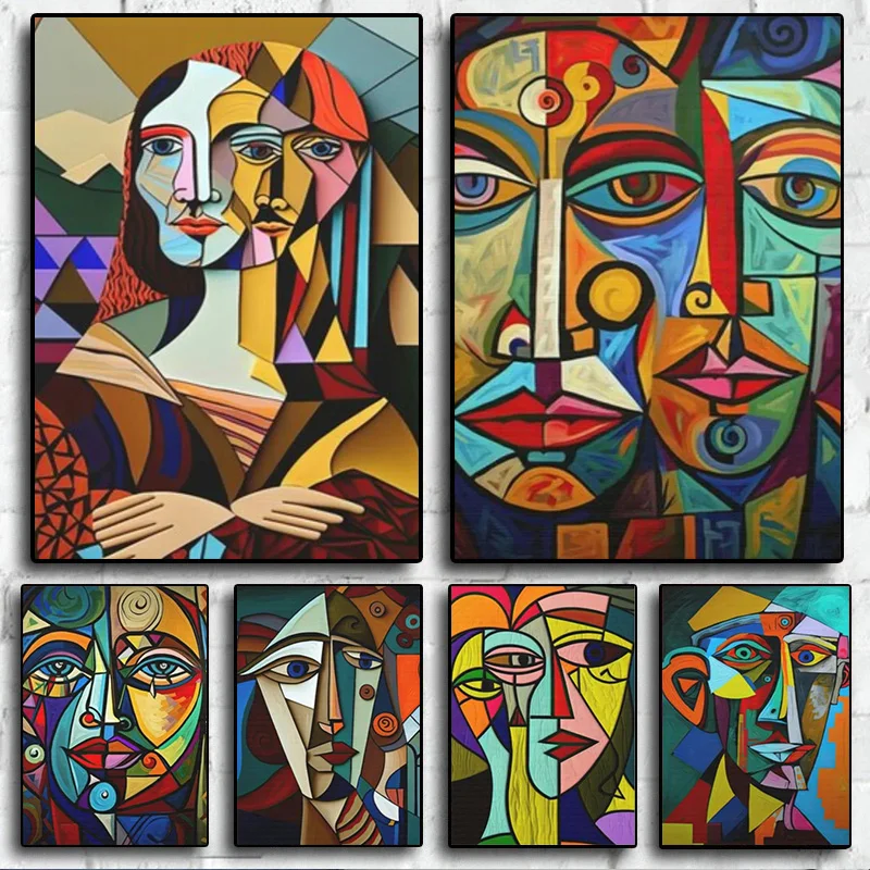Abstract Cubism Canvas Painting Prints Picasso Style Character Head Minimalist Art Posters Picture Wall Living Room Home Decor
Abstract Cubism Canvas Painting Prints Picasso Style Character Head Minimalist Art Posters Picture Wall Living Room Home Decor