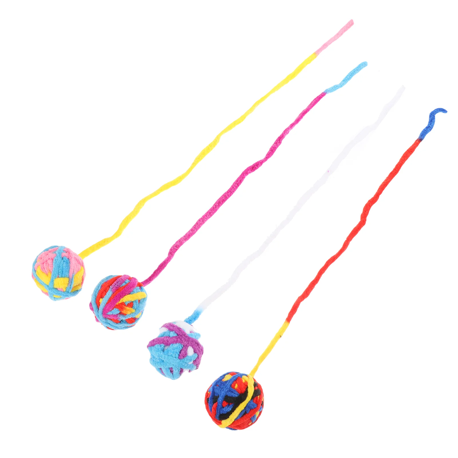 4 Pcs Cat Toy Ball Hand-made Kitten Toys Molar Pet Scratcher Balls Polyester Plaything
4 Pcs Cat Toy Ball Hand-made Kitten Toys Molar Pet Scratcher Balls Polyester Plaything