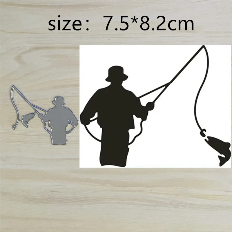 Boy Hot Fishing Cut Die Stencils for DIY Scrapbooking/Photo Album Decorative Embossing Paper Cards
Boy Hot Fishing Cut Die Stencils for DIY Scrapbooking/Photo Album Decorative Embossing Paper Cards