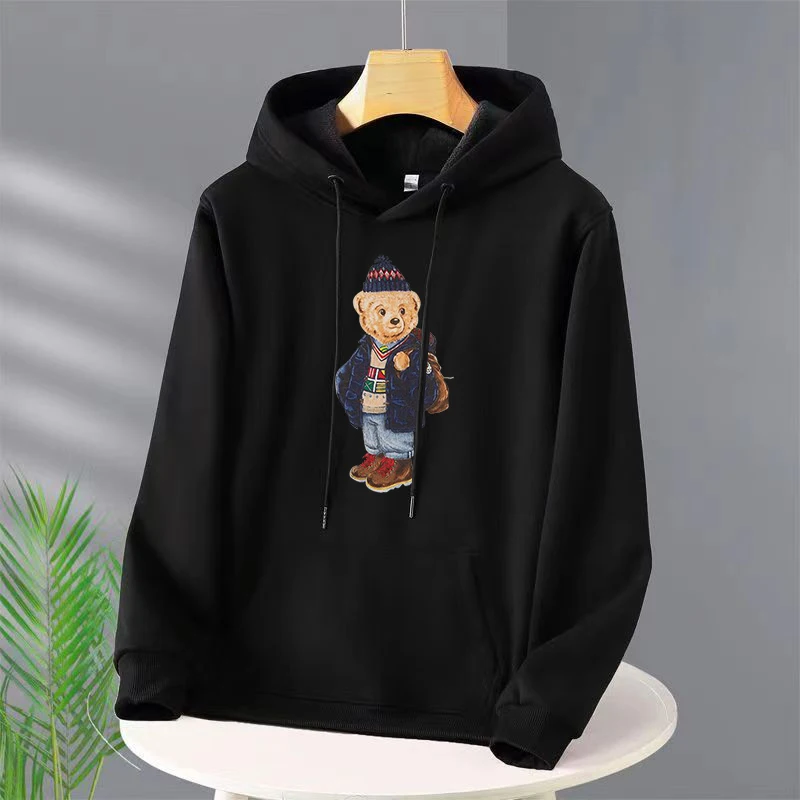 Bear With Hat Printing Funny Womens Clothing Fashion Fleece Hoodies Loose Sweatshirt Casual Soft Female Hoody
Bear With Hat Printing Funny Womens Clothing Fashion Fleece Hoodies Loose Sweatshirt Casual Soft Female Hoody