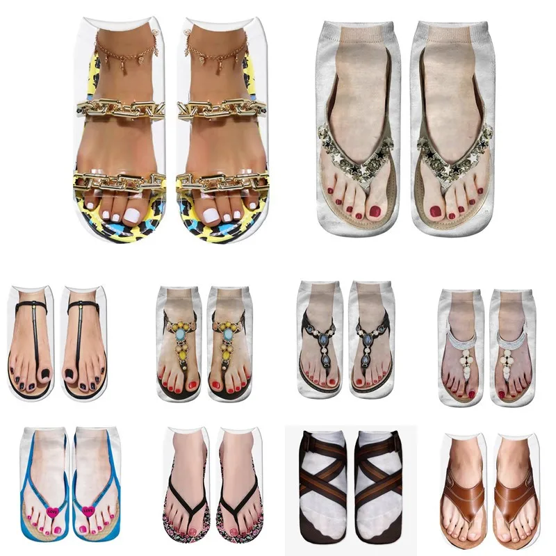 Funny Women's Socks Herringbone Sandals Socks Cute Kawaii Three-Dimensional Printed Nail Clip Slipper Shoe Pattern Funny Socks
Funny Women's Socks Herringbone Sandals Socks Cute Kawaii Three-Dimensional Printed Nail Clip Slipper Shoe Pattern Funny Socks
