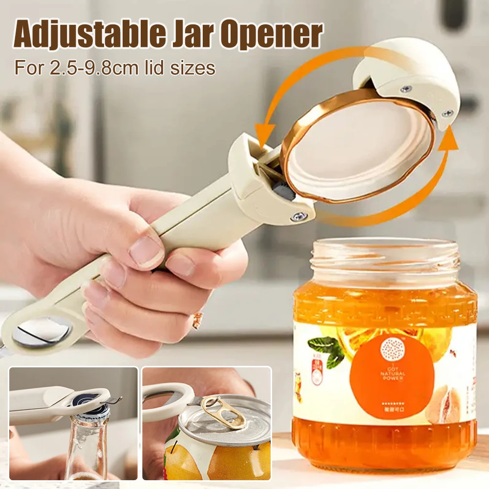 Multifunctional Retractable Jar Opener Stainless Steel Bottle Opener Wine Beer Opener Adjutsable Lid Opener Kitchen Gadgets
Multifunctional Retractable Jar Opener Stainless Steel Bottle Opener Wine Beer Opener Adjutsable Lid Opener Kitchen Gadgets