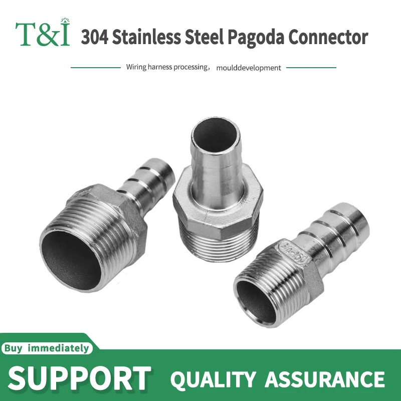 304 Stainless Steel Pagoda Connector Hexagon Socket 1/2/4/6 Inch Variable Diameter Inner And Outer Wire Water Pipe Hose Connecto
304 Stainless Steel Pagoda Connector Hexagon Socket 1/2/4/6 Inch Variable Diameter Inner And Outer Wire Water Pipe Hose Connecto